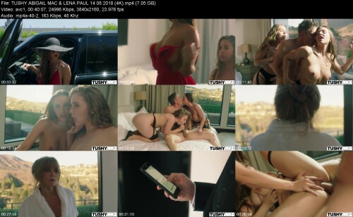 TUSHY ABIGAIL MAC LENA PAUL 14.08.2018 4K